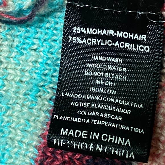 B-sharp Native American inspired mohair sweater - Picture 6 of 6